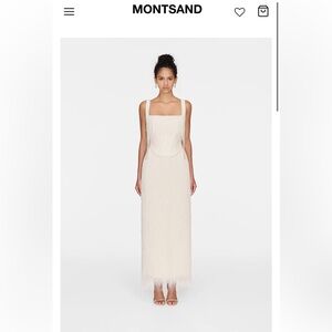 Montana’s White Andrea Dress NWT